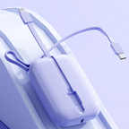 10000mAh Slim Portable Charger with Built-in Cable