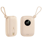 10000mAh Slim Portable Charger with Built-in Cable